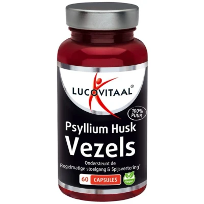 Afbeelding van Lucovitaal Psyllium Husk Vezels Capsules 60CP