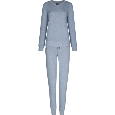 Afbeelding van Pastunette 24 7 Huispak Alice Dames Blauw Viscose mix Maat 36