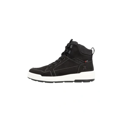 Afbeelding van Rieker Evolution Sneakers hoog, Heren, Maat: 42, Asphaltschwarz Nubukleer