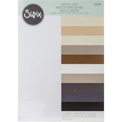 Afbeelding van Surfacez kartonnen vellen A4 60 stuks (10 neutrale kleuren)