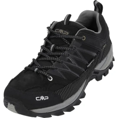Afbeelding van CMP Rigel Low Trekking Shoe Wp heren Wandelschoen, Nero Grey, 48 EU