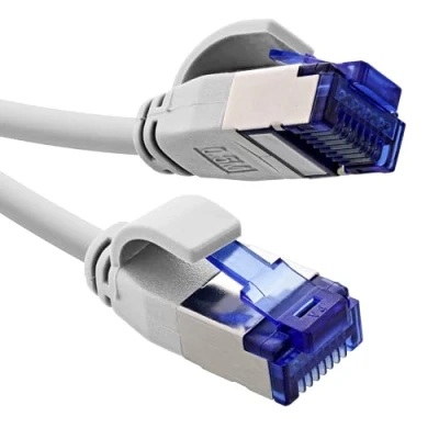 Afbeelding van InLine® Patch cable slim, Cat.6A, S/FTP, TPE (LSZH) flexible, PoE, white, 5m