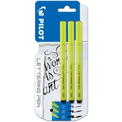 Afbeelding van Pilot Lettering Pen set 3 stuks dikte 0.1 0.2 0.3