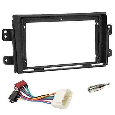 Afbeelding van Sound Way Radiopaneel inbouwframe adapter autoradio inbouwset 9&quot; compatibel met Suzuki SX4 2007 2013 / FIAT Sedici 16 2006 2014