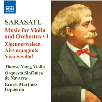 Afbeelding van Tianwa Yang, Orquesta Sinfónica de Navarra, Ernest Martínez Izquierdo Sarasate: Music For Violin And Orchestra 1 (CD)