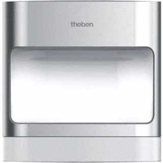 Afbeelding van Theben led 8 5w 760lm 3000k cri80 89 41 80graden dimbaar opbouw sensor ip55 beh aluminium hxbxl 127x126x65mm 1020901