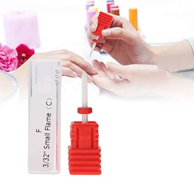 Afbeelding van Nagelboor, keramische nagelboor elektrische manicure machine accessoires voor het afvegen van nagelgel, pedicure nagelsnijder roterende nagelvijl DIY nail design tool (# 01)