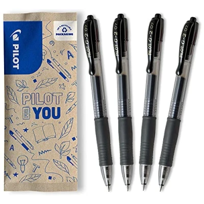 Afbeelding van PILOT gelpen 4er Set Schwarz,