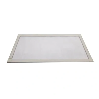 Afbeelding van Windhager Lichtschachtafdekking, telescopisch, 80 140 cm x 40 60 cm, aluminium frame en roestvrijstalen weefsel, kelderschachtafdekking, beschermrooster, afdekrooster