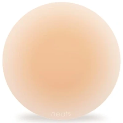 Afbeelding van NEATS Tepelhoezen voor dames, herbruikbare en hypoallergene niet klevende siliconen pasteitjes (champagne, 8 cm), Champagne, Size S/M (Fits A C Cups)