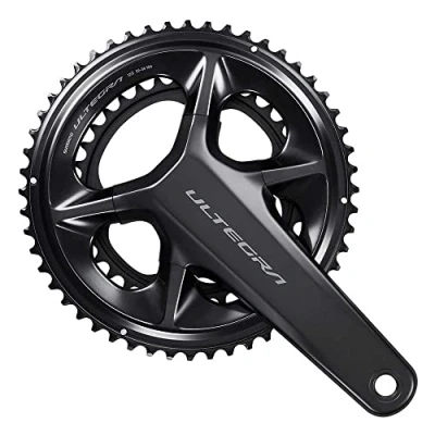 Afbeelding van Shimano Ultegra R8100 12s Hollowtech Ii Crankstel Zwart 170 mm / 52/36t