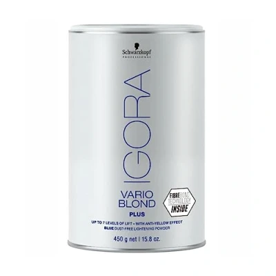 Afbeelding van Schwarzkopf Igora Royal Vario Blond Powder Lightener PLUS 450gr Haibu by Kapperskorting.com