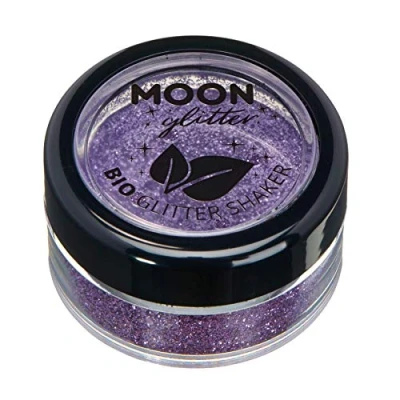 Afbeelding van Moon Glitter Biologisch afbreekbare Eco Shakers 100% Cosmetic Bio voor gezicht, lichaam, nagels, haar en lippen 5 g lavendel
