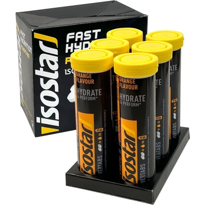 Afbeelding van 6x Isostar Fast Hydration Powertabs Orange 10 tabs