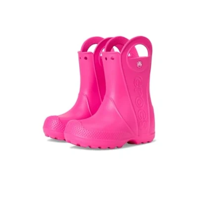 Afbeelding van Crocs Handle It Regenlaars T, Pink Crush, 4 UK Kind, Roze Child