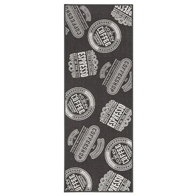 Afbeelding van Andiamo, Espresso, 282475, Keukenloper, Wasbaar, Bruin, Laagpolig, Loper Van 100% Polyamide, 1 X Tapijt 67X180 Cm Coffeeshop Antraciet