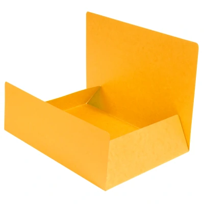 Afbeelding van Exacompta ref. 56404E 1 glanskartonnen map met 3 kleppen zonder elastiek 390 g/m² FSC® gecertificeerde Afmetingen: 24 x 32 cm voor A4 documenten kleur geel