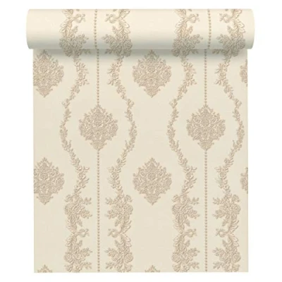 Afbeelding van KLASSIEK ORNAMENTEN BEHANG Franse Stijl beige crème A.S. Création Château 5