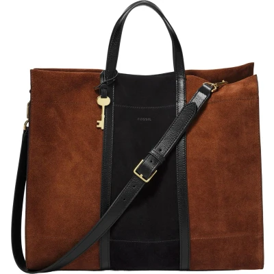 Afbeelding van Fossil Carmen Handtas, Dames, Maat: One Size, Brown