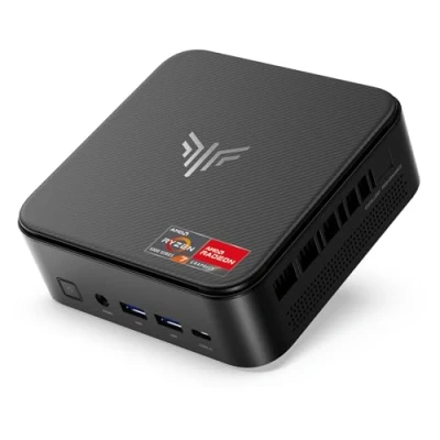 Afbeelding van NiPoGi AM02 AMD Ryzen 7 5700U 16GB DDR4 512GB SSD Mini Desktop Computer mit Radeon RX Vega 10 Graphics, Gaming PC Support DP+HDMI 4K, RJ45 LAN,Dual WLAN Micro Business