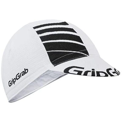 Afbeelding van GripGrab Lightweight Zomer Fietspet Mesh Cycling Cap Retro Fietsmuts UV Bescherming Helmmuts Wit/Zwart Unisex Maat S/M (54 59 cm)