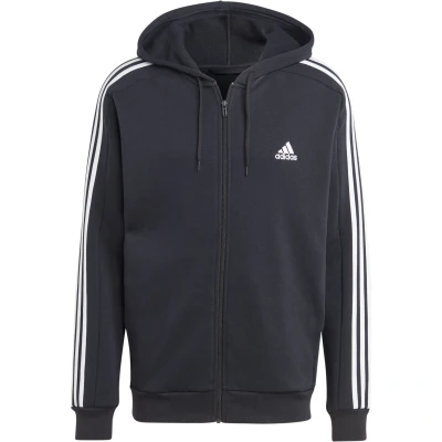 Afbeelding van adidas Sportswear Essentials 3STRIPES Sweater met rits, Heren, Maat: XS, Black