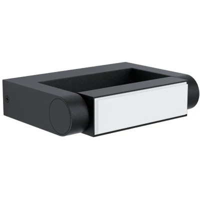 Afbeelding van EGLO Brianza Wandlamp Buiten LED 5 cm Zwart