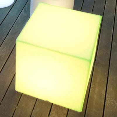 Afbeelding van Newgarden Lamp op zonne energie Cuby kubus, hoogte 53 cm