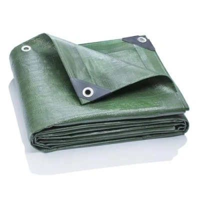 Afbeelding van GardenMate 4x5m Afdekzeil HOME&amp;GARDEN 140g/m2 Groen dekzeil afdekhoes