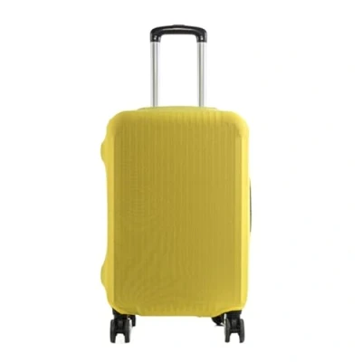 Afbeelding van CHUANGOU Bagage Cover Protector, Koffer Covers Protector Elastische Reizen Stofdicht Trolley Case Beschermhoes Past 45 32 Inch, Geel, L