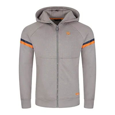 Afbeelding van riverso RIVDanilo Hoodie met capuchon voor heren, ritssluiting, capuchon, katoen, zwart, grijs, blauw, rood, groen, S, M, L, XL, XXL, 3XL, 4XL, 5XL, lichtgrijs (Frost Grey), L