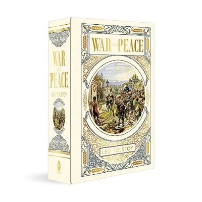 Afbeelding van War and Peace (Deluxe Hardbound Edition): Russian Literature Historical Fiction Napoleonic Wars Love Tolstoy’s Exploration of ... on Cultural Significance Literary Classics