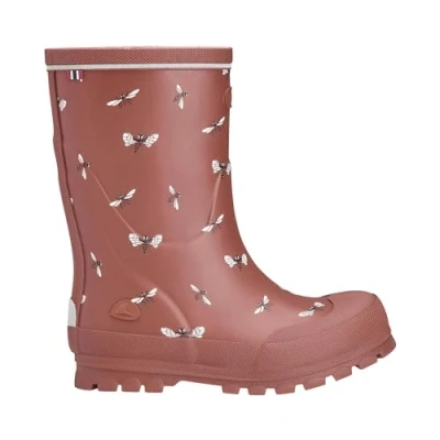 Afbeelding van Viking Jolly Print Rubberlaarzen voor kinderen, uniseks, Cognac White, 25 EU