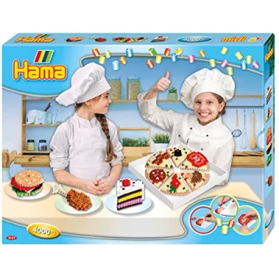 Afbeelding van Hama Strijkkralen Snackbox 4000 stuks