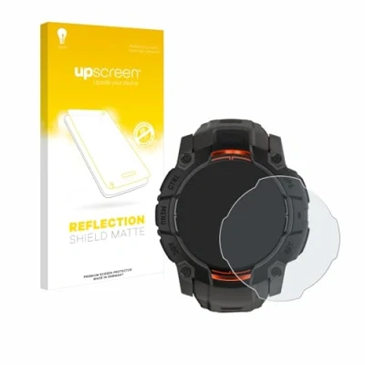 Afbeelding van upscreen Schutzfolie Displayschutz Displayschutzfolie Folie Matt Entspiegelungsfolie, Smartwatch beschermfolie, Grijs