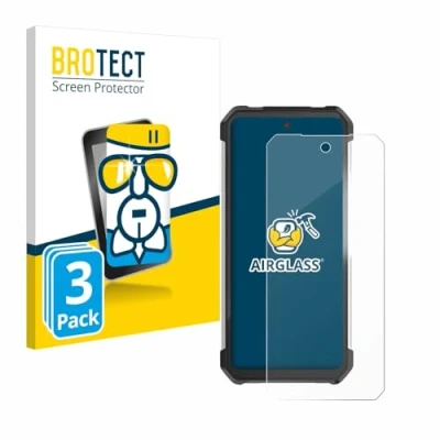 Afbeelding van BROTECT Screenprotector voor 8849 Tank 3 Pro Folie Beschermfolie Beschermglas transparant (3 Stuks)