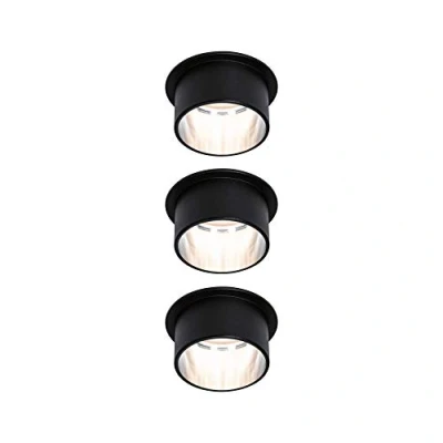Afbeelding van Paulmann 93383 Gil LED inbouwlamp 19.5 W Zwart, IJzer