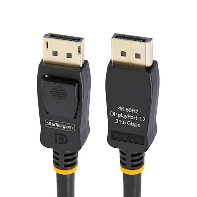 Afbeelding van StarTech.com 2m VESA Gecertificeerde DisplayPort Kabel, 10 Pack, 1.2 4K 60Hz, Vergrendelbare DP Connectors