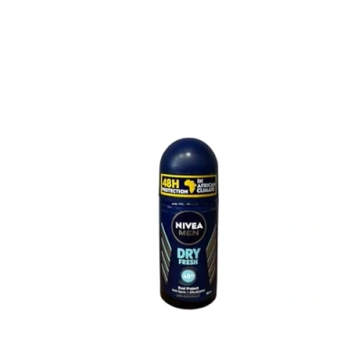 Afbeelding van Nivea Roll on Dry Impact Men Fresh, 6 pack (6 x 50 ml) Totaal: 300 ml