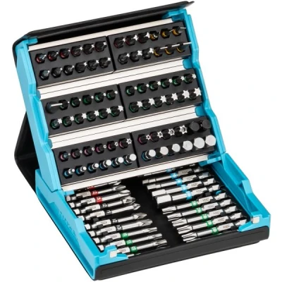 Afbeelding van Hazet Bitassortiment SmartCase 2200SC 3 96 stuks sleuf/PH/PZD/TX/TX binnenzeskant 4000829879
