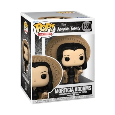 Afbeelding van Funko Pop! Deluxe: AFC Morticia Addams In Chair Family Classic tv Vinylfiguur om te verzamelen Cadeauidee Officiële Merchandise Speelgoed voor kinderen en volwassenen fans