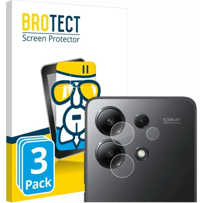 Afbeelding van BROTECT Screenprotector voor Xiaomi Redmi Note 13 (ALLEEN Camera Lens) Folie Beschermfolie Beschermglas transparant (3 Stuks)