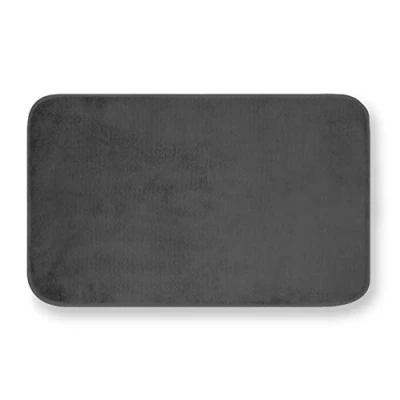 Afbeelding van GEMITEX Tapijt Merlino, 40 x 70 cm, antraciet, zeer absorberend, polyester