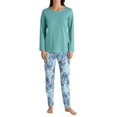 Afbeelding van Calida Daylight Dreams Pyjama, Dames, Maat: 48/50, Ice green