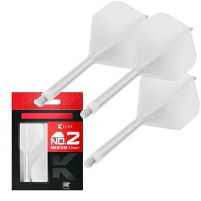 Afbeelding van TARGET K FLEX WHITE NO2 DART FLIGHTS MEDIUM