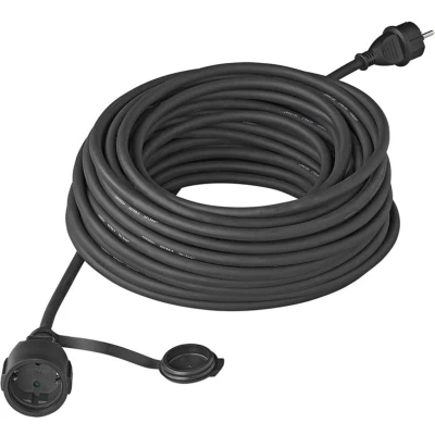 Afbeelding van Pro Plus Schuko Verlengkabel 25 meter 3 x 1.5 mm2 Zwart