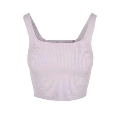 Afbeelding van Urban Classics Cropped Top, Dames, Maat: Large, Lilac