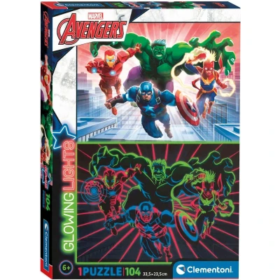 Afbeelding van Clementoni Glow in the Dark Puzzel Avengers, 104st.