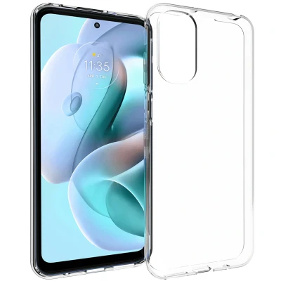Afbeelding van Motorola Moto G41 Hoesje Siliconen en TPU (zacht) Accezz Softcase/Backcover Transparant Telefoonhoesje