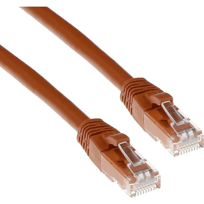 Afbeelding van ACT IS1600 U/UTP CAT6 Patchkabel Snagless Bruin 50 cm